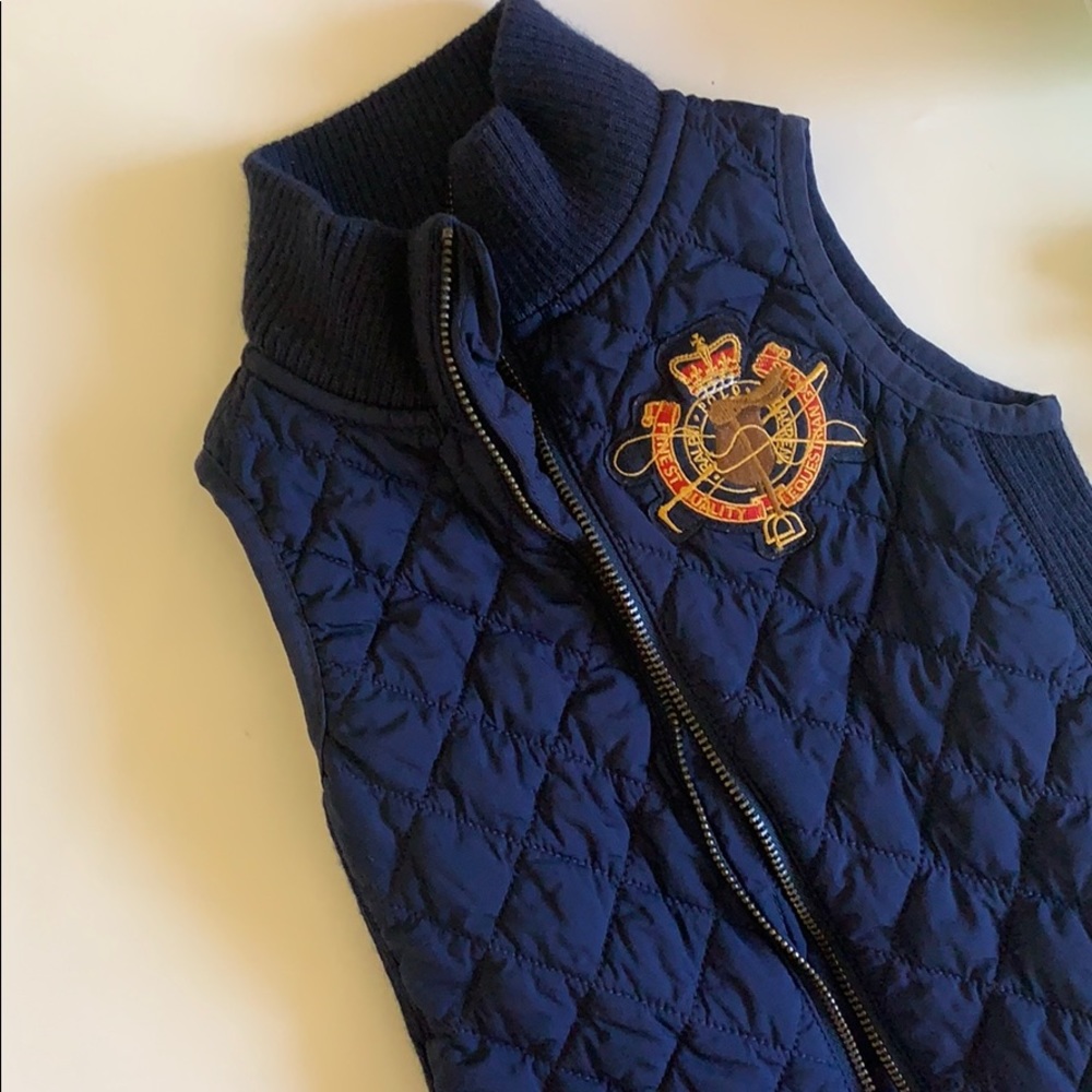 Ralph Lauren Equestrian Puffer Vest - Size 5(T)